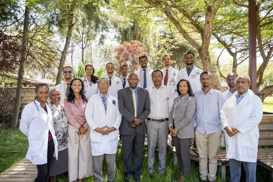 Faculty, examiners and students of the OB/GYN department
