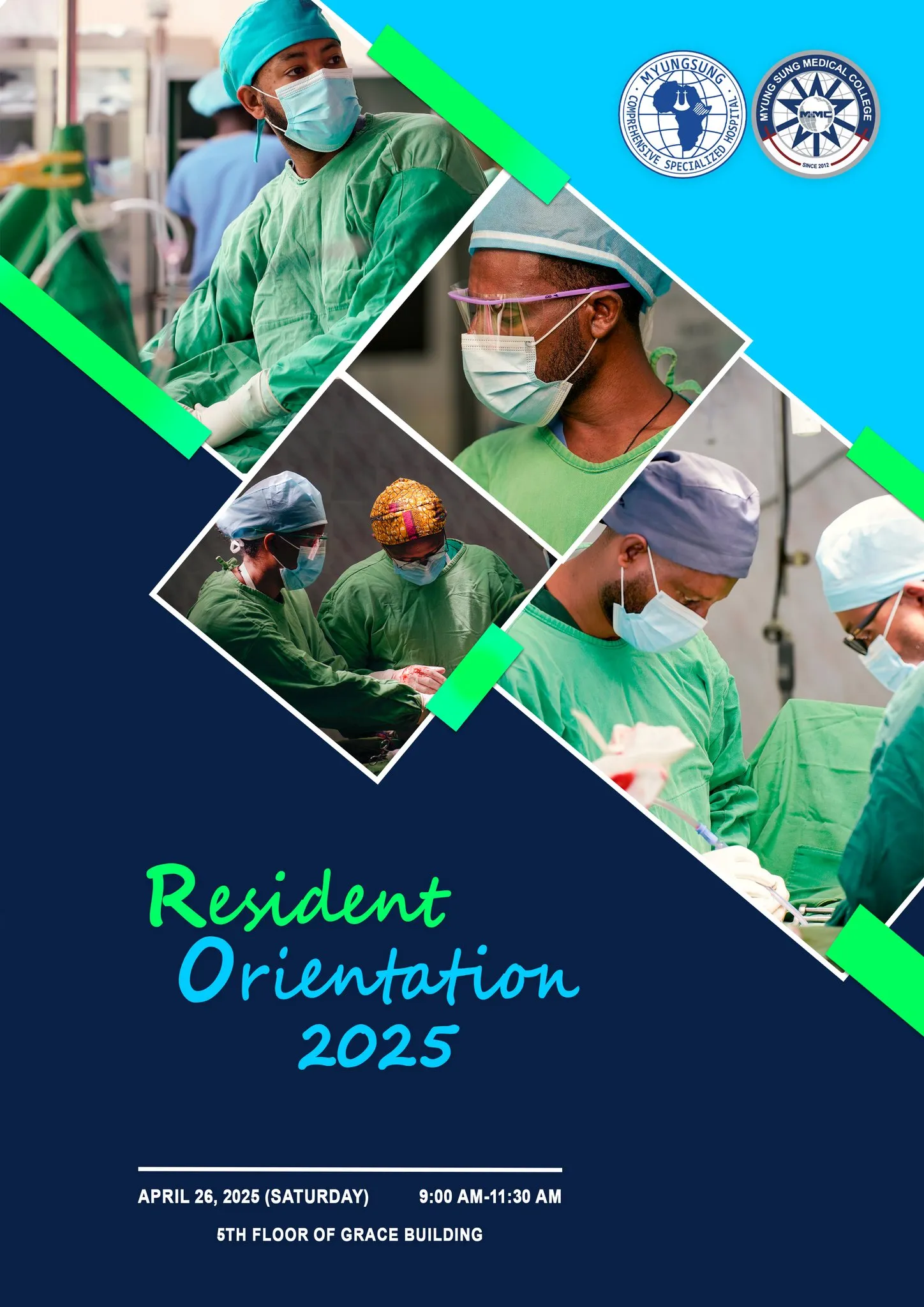 Resident Orientation 2025 poster